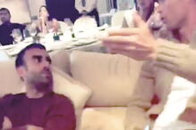 Cristiano Ronaldo com amigos de férias