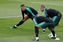 Cristiano Ronaldo na Cidade do Futebol