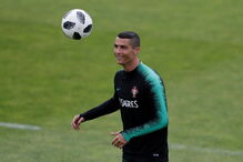 Cristiano Ronaldo na Cidade do Futebol