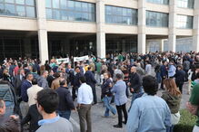 Adeptos do Sporting em Alvalade pedem demissão de Bruno de Carvalho