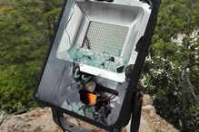 Projetores foram danificados 