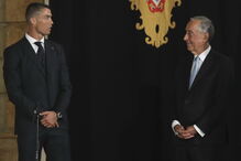 Seleção nacional foi recebida em Belém por Marcelo Rebelo de Sousa