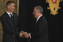 Seleção nacional foi recebida em Belém por Marcelo Rebelo de Sousa