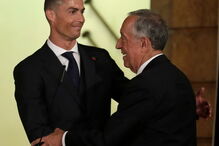 Seleção nacional foi recebida em Belém por Marcelo Rebelo de Sousa