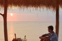 Kelly e Lourenço namoram em Bali