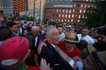 Marcelo Rebelo de Sousa e António Costa em Boston