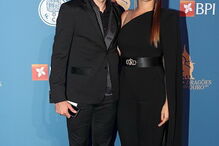 Herrera com a mulher Shantal