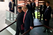 Kim Jong-un e Donald Trump	