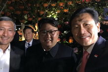 Kim Jong-un tira selfie em Singapura