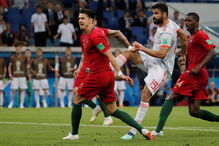 Diego Costa remata para o 1-1 no Portugal- Espanha