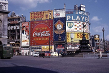 Piccadilly circus, cerca de quatro décadas antes do primeiro outdoor digital