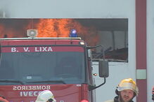 Fogo em fábrica de Felgueiras