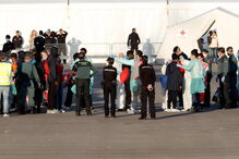 'Datillo' é o primeiro barco deste grupo a atracar.