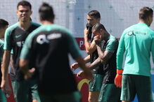 Treino da Seleção Nacional na Rússia