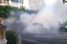  Carro incendeia-se em Benavente 