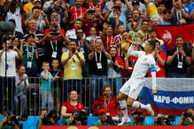 Ronaldo em ação no jogo contra Marrocos