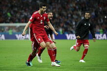 Jogo entre Espanha e Irão