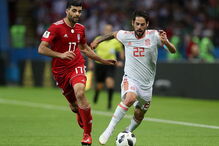 Jogo entre Espanha e Irão