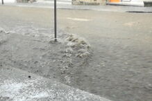 Granizo que caiu em Lamego foi captado em imagem por Joana Santos