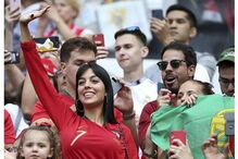 Georgina Rodríguez apoia seleção nacional e Ronaldo na Rússia