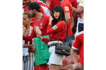 Georgina Rodríguez apoia seleção nacional e Ronaldo na Rússia