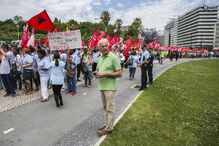 Trabalhadores do setor das limpezas manifestaram-se em Lisboa