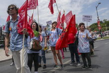Trabalhadores do setor das limpezas manifestaram-se em Lisboa