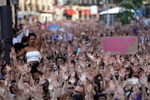 Protestos em Madrid contra La Manada