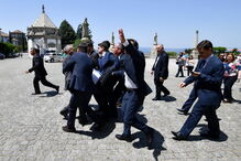 Marcelo sentiu-se mal e desmaiou em Braga