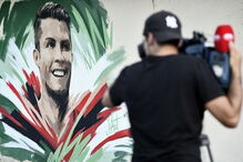 Ronaldo homenageado em Saransk
