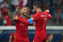 Ricardo Quaresma e Cristiano Ronaldo em 2018