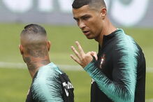 Ricardo Quaresma e Cristiano Ronaldo em 2018