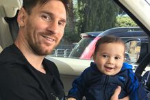 Messi com filho
