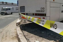  Acidente com autocarro em Albufeira