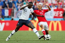 França e Dinamarca em jogo do Mundial da Rússia