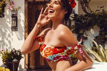 Mulher de Salvio encanta em campanha