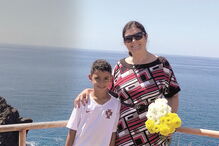 Dolores partilha fotografia com Cristianinho