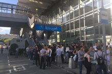 Incêndio em centro comercial em Moscovo	