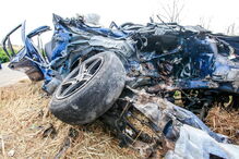 Acidente envolveu um Renault Clio e uma carrinha de transporte escolar da câmara de Sousel, na qual seguiam três alunos