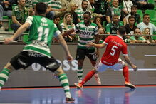 Sporting e Benfica no quinto jogo do 'Playoff' do Futsal