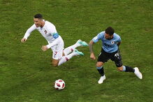 Lance do jogo Portugal-Uruguai no Mundial da Rússia