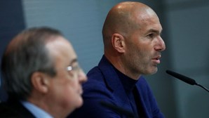 Zidane abandonou Real Madrid após discussão com Florentino