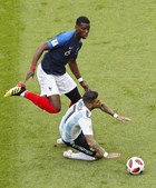 França e Argentina disputam oitavos de final do Mundial