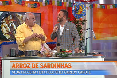 Arroz de Sardinha com Chef Carlos Capote
