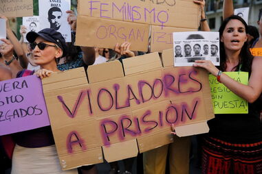 Protestos em Madrid contra La Manada