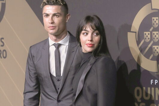 Georgina Rodriguez com Cristiano Ronaldo