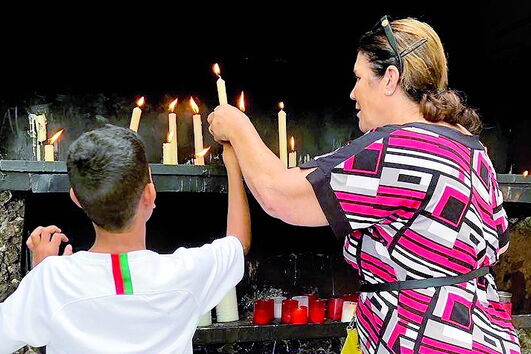 Dolores partilha fotografia com Cristianinho