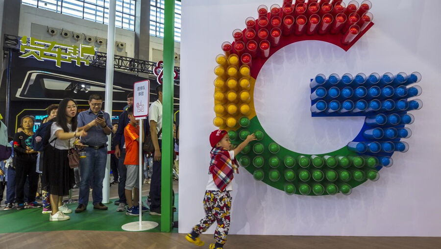 Feira de tecnologia na cidade chinesa de Guiyang