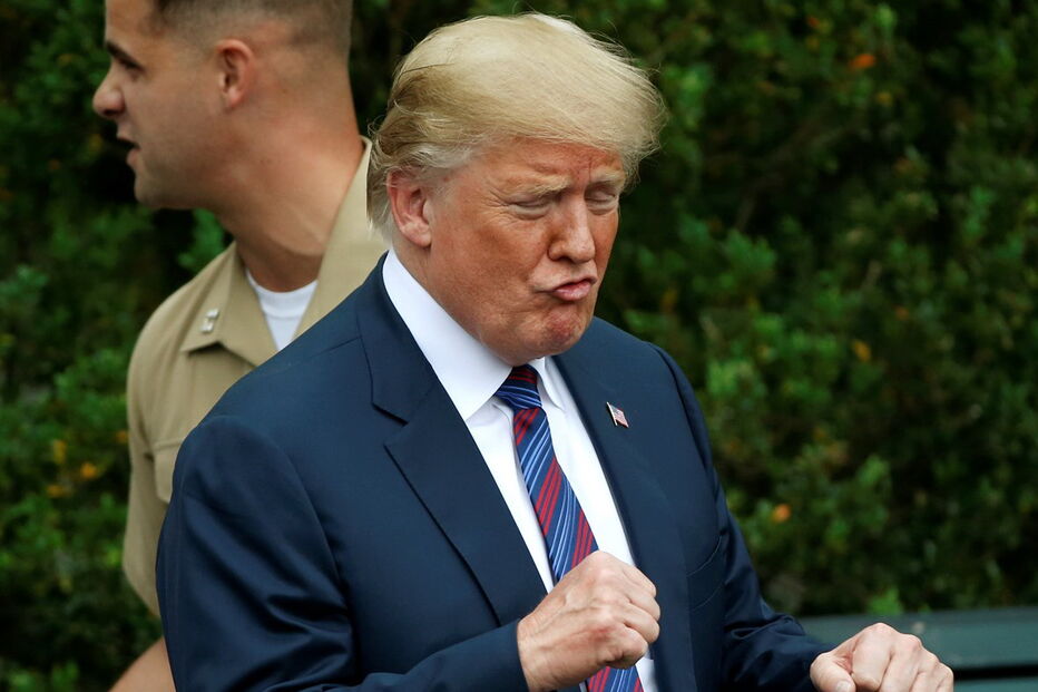 Durante o discurso, Trump afirmou que não existe nenhum atleta que seja mais saudável do que ele 