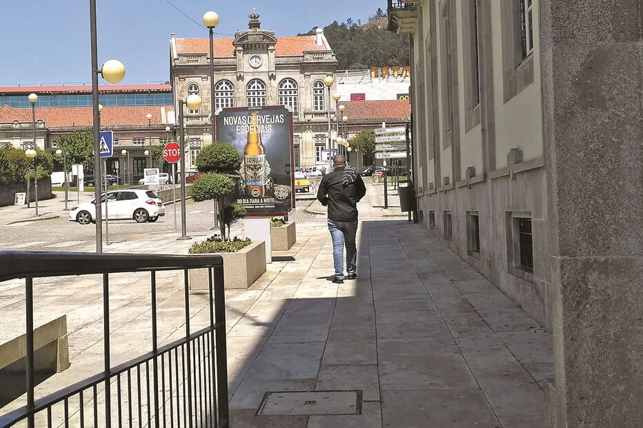 Bruno Rodrigues à saída do Tribunal de Viana do Castelo